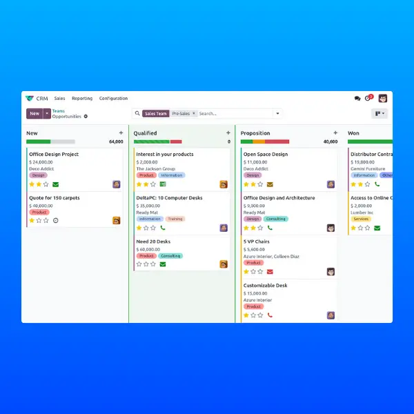 CRM gestion de prospect pour un artisan