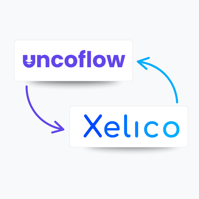 Logo de Uncoflow et celui de Xelico
