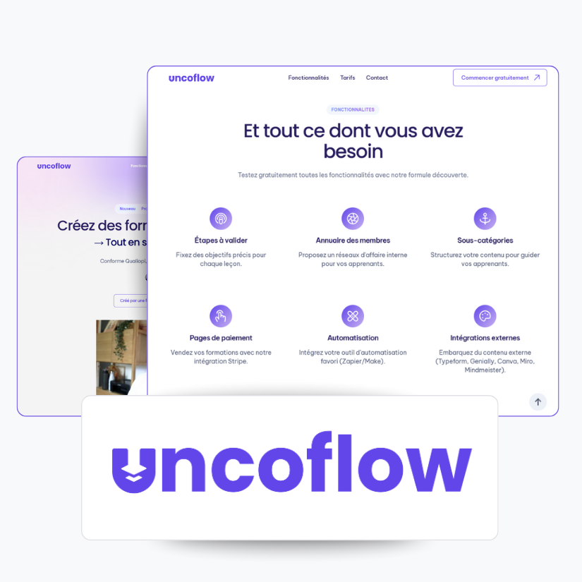 2 capture du site de Uncoflow