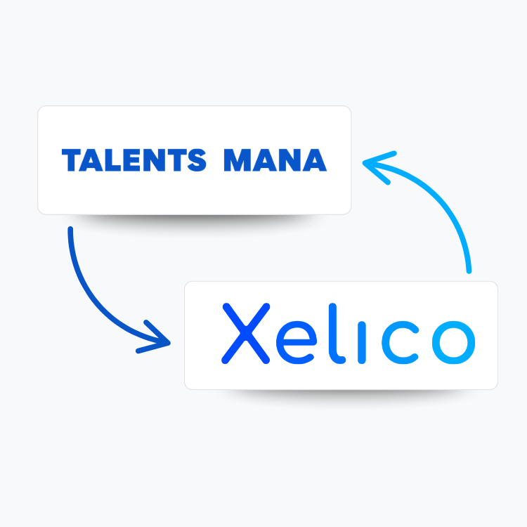 logo de Talents Mana et de Xelico