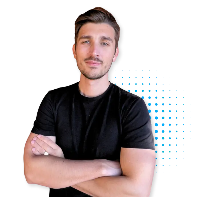 Antoine Baudinat qui croise les bras d&#39;un air confiant