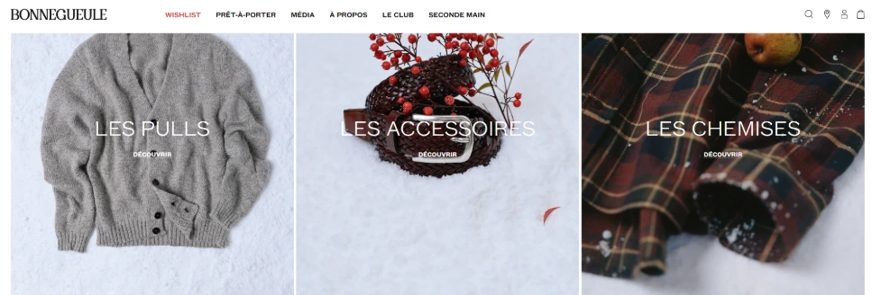 Segmentation de collection d&#39;un eshop Shopify