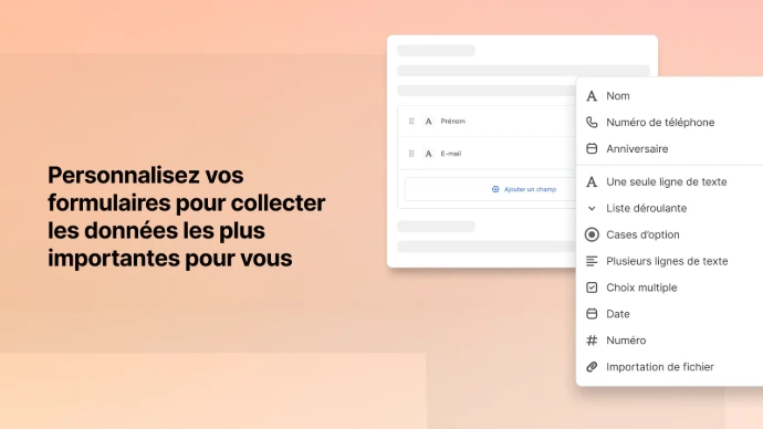 présentation de l'application Shopify Forms configuration d'un formulaire