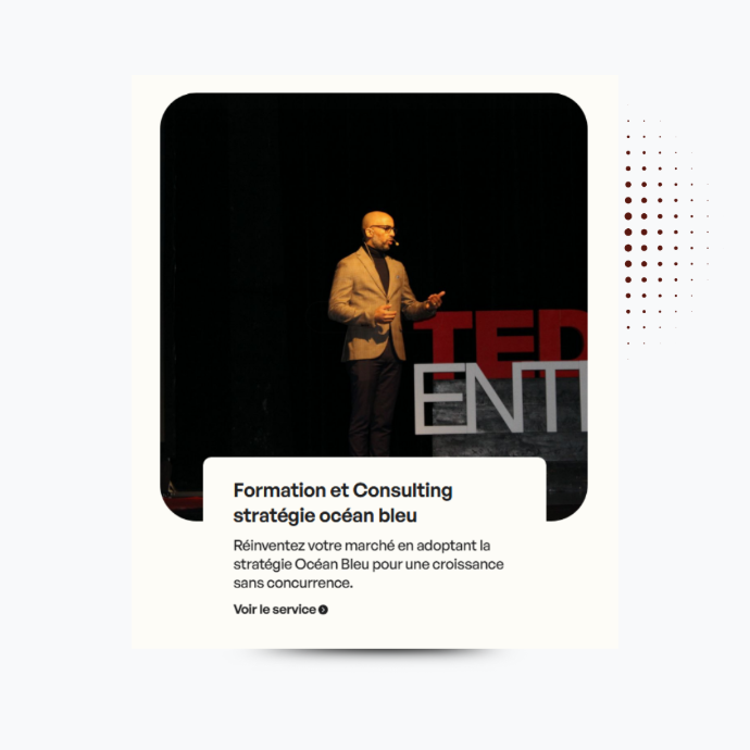 Webdesign d'un service de consulting webflow
